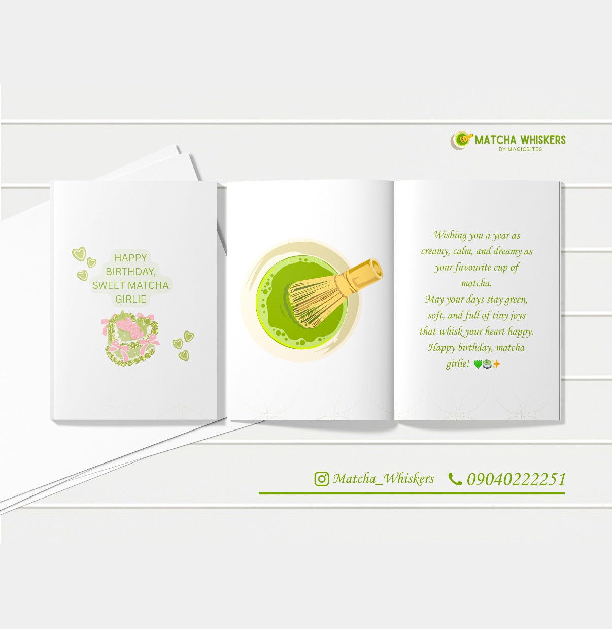 Matcha Wish Cards