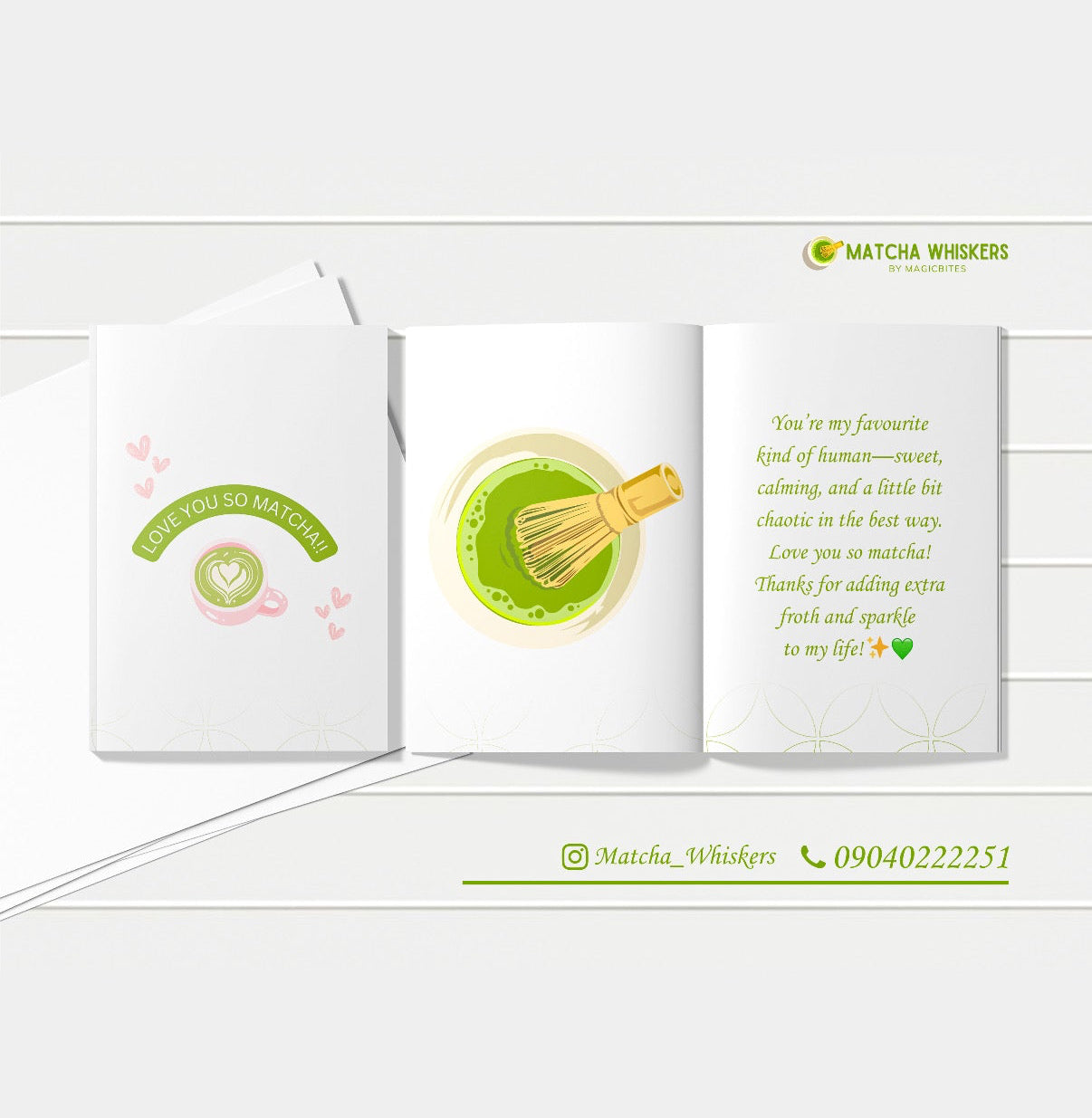 Matcha Wish Cards